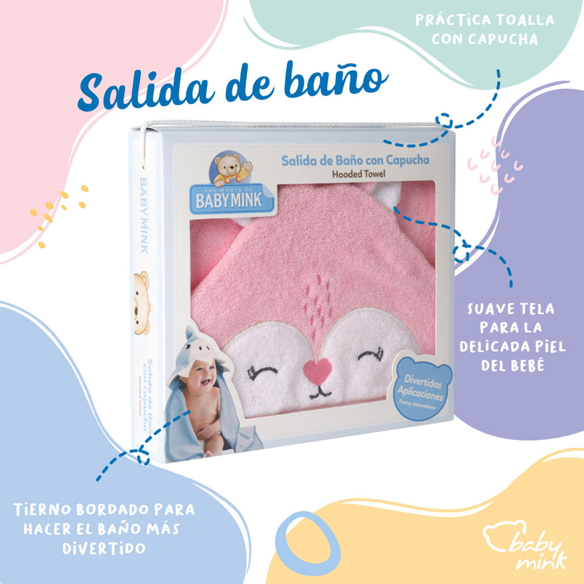 Salida de Ba&ntilde;o Foxy Baby Mink image number null