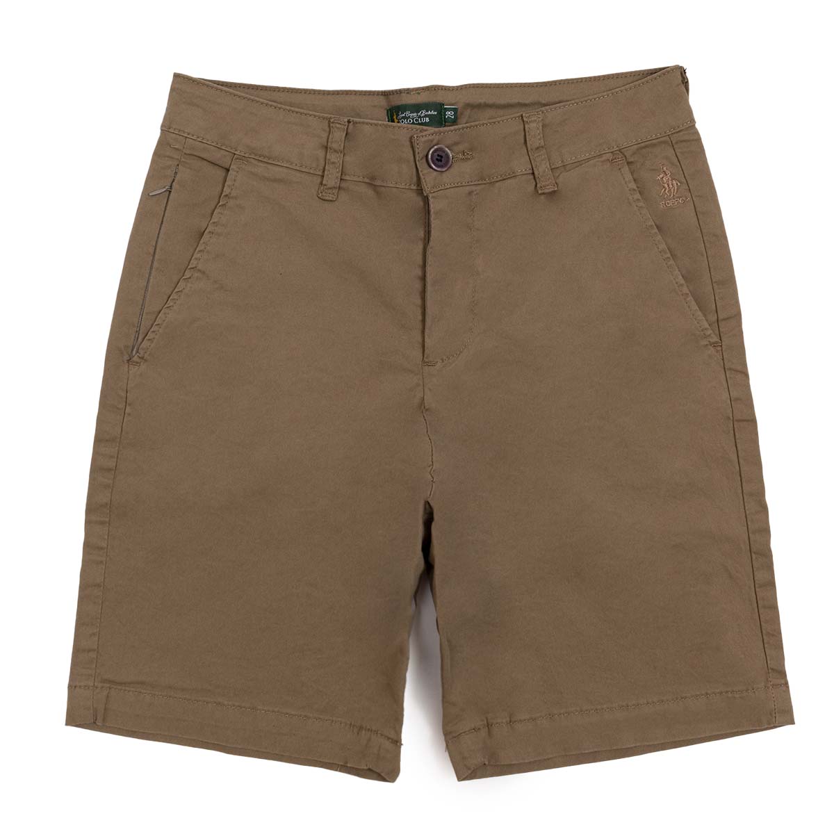 Bermuda Gabardina Polo Club Dise&ntilde;o Liso para Hombre image number null