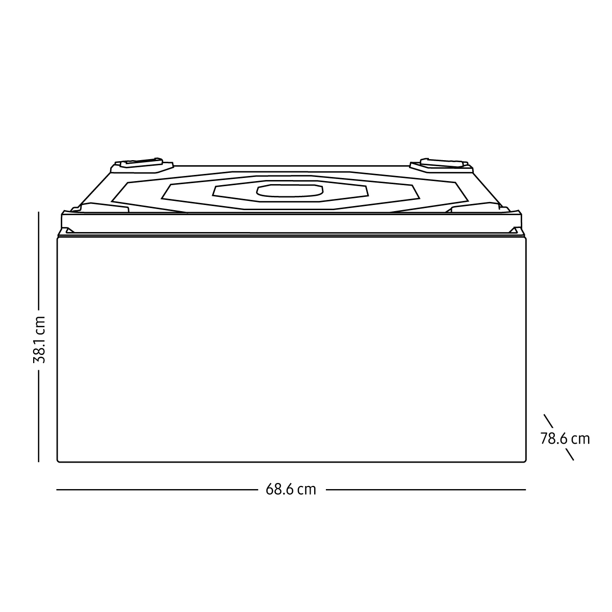 Pedestal Para Lavasecadora Bespoke Samsung We702nz image number null