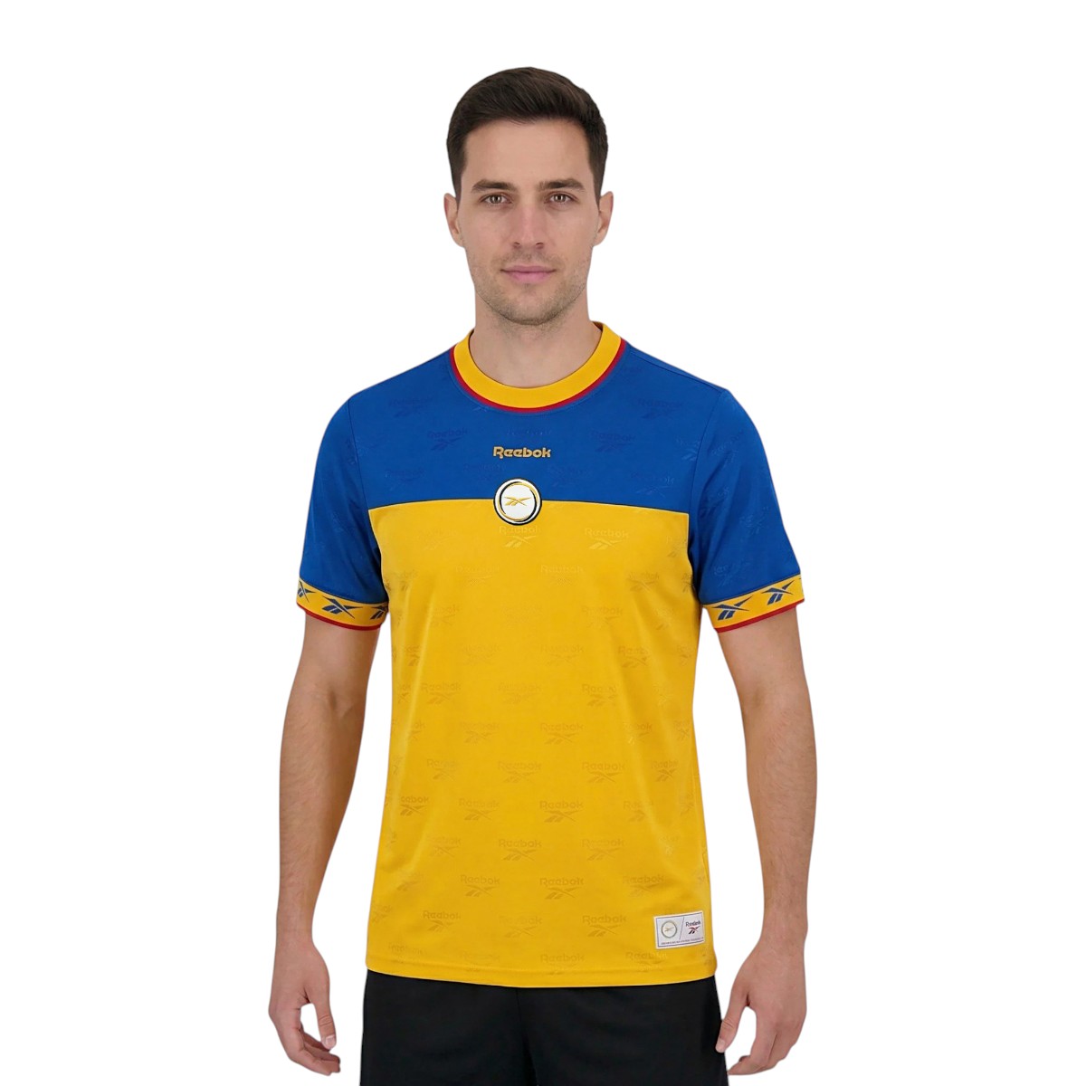 Jersey Retro Reebok Dorado Andino Manga Corta Unisex image number null