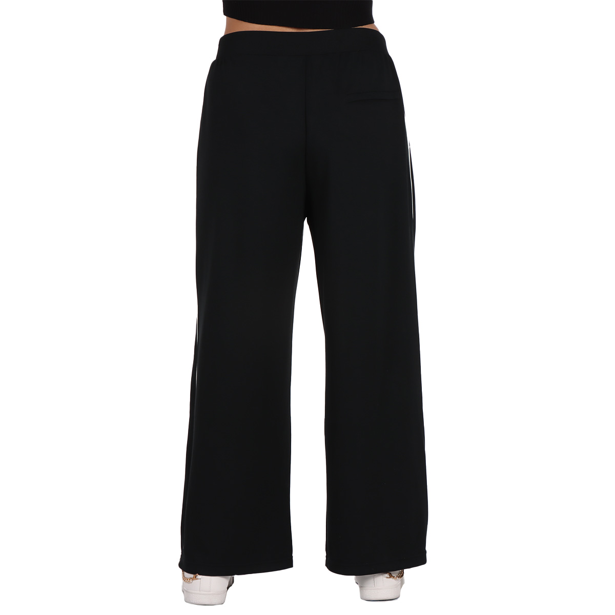 Pants Corte Relajado L&iacute;neas Laterales Jeanious para Mujer image number null