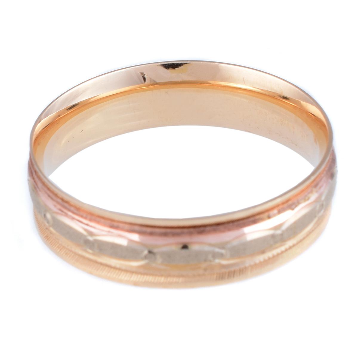 Argolla Confort 3 Oros 14K Giratoria 6mm Doble O image number null