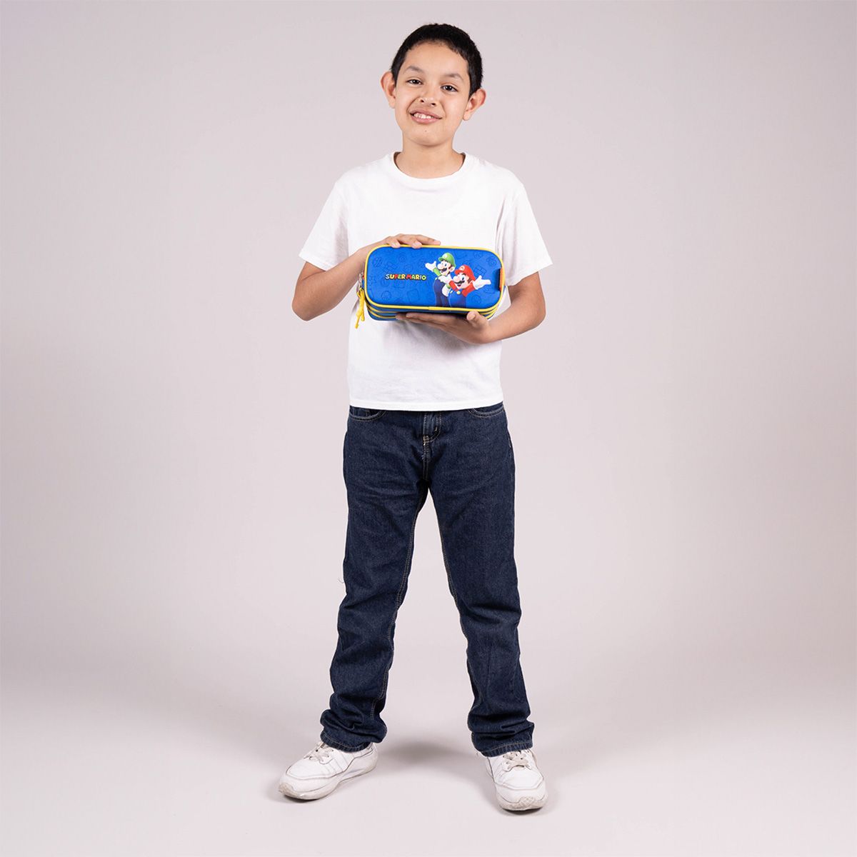Set 3 En 1 Mochila G Super Mario Azul image number null