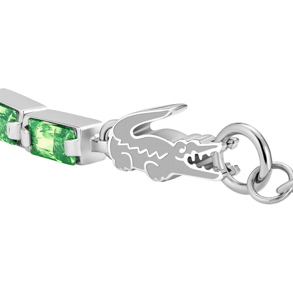 Pulsera Cristales Mujer Duchess 22 Acero Plateado image number null