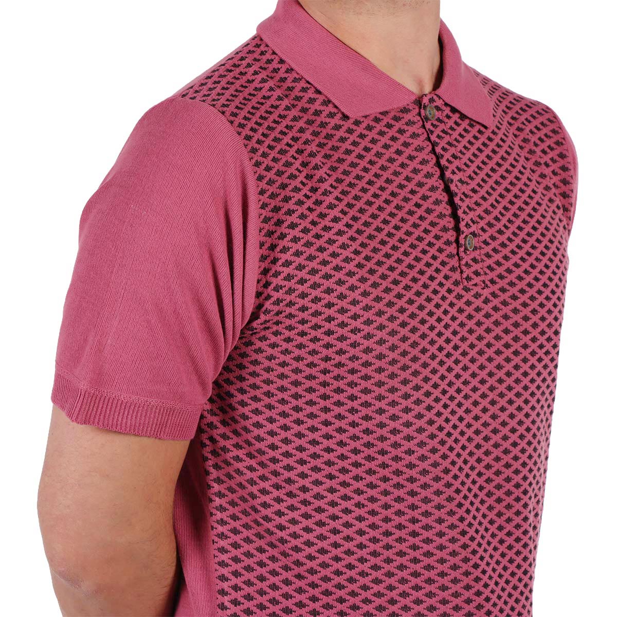 Playera Polo Manga Corta Texturizada Casual Yongster Hombre image number null