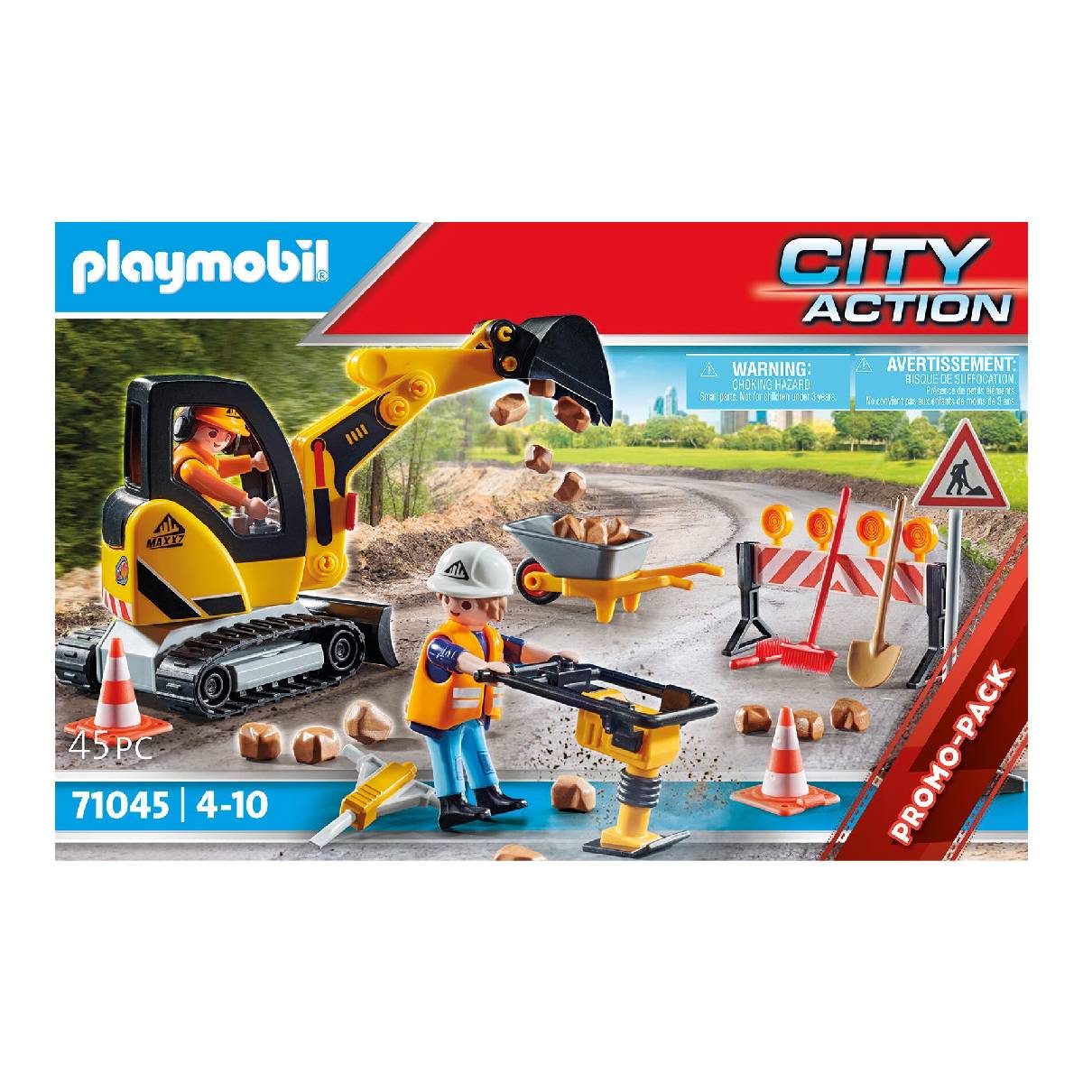Set de Construcci&oacute;n de Carreteras Playmobil image number null
