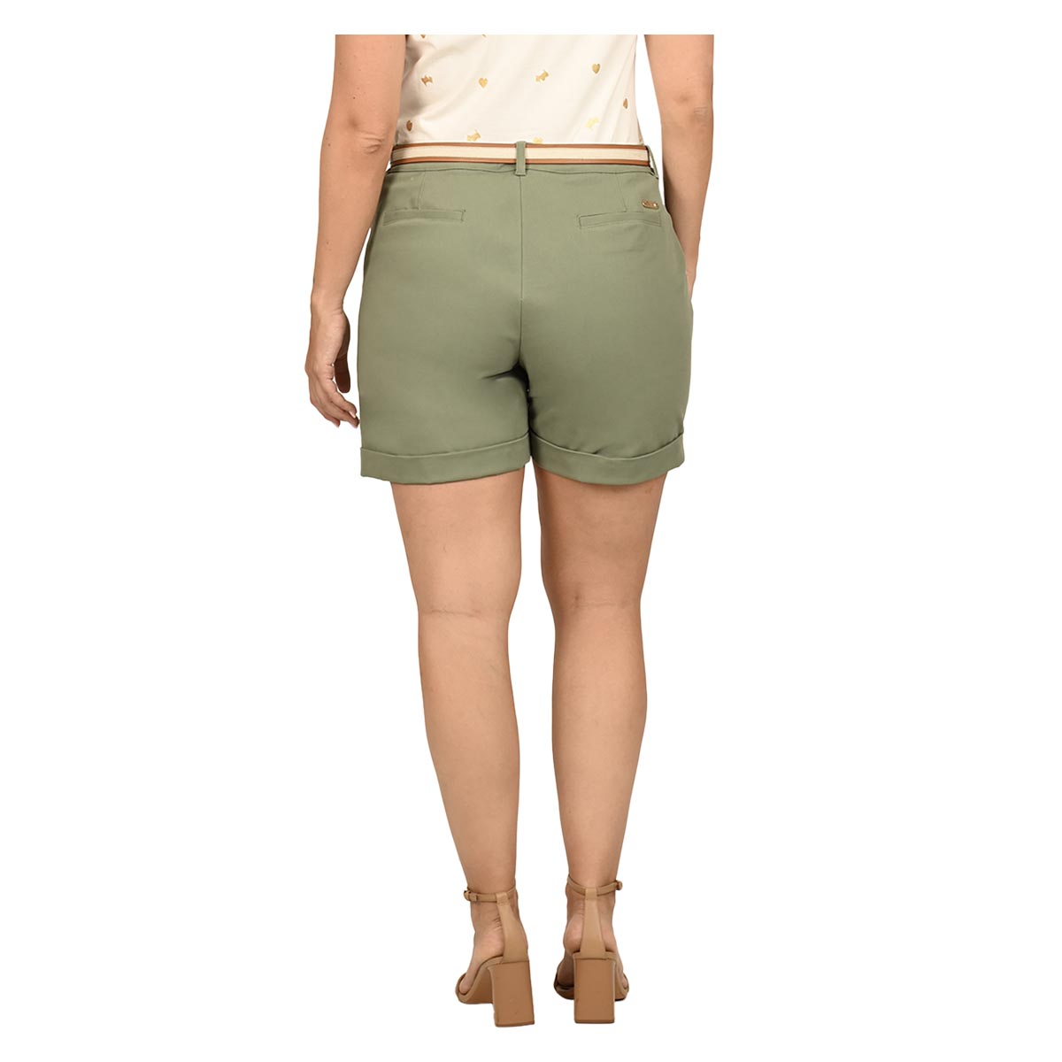 Short con cintur&oacute;n elken Ferrioni para Mujer image number null