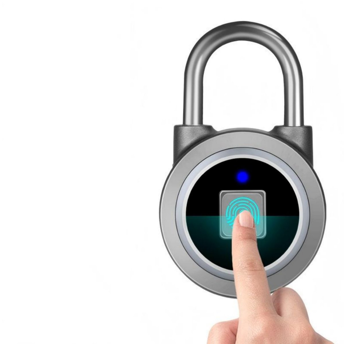 Candado Inteligente Recargable Bluetooth Huella Dactilar image number null
