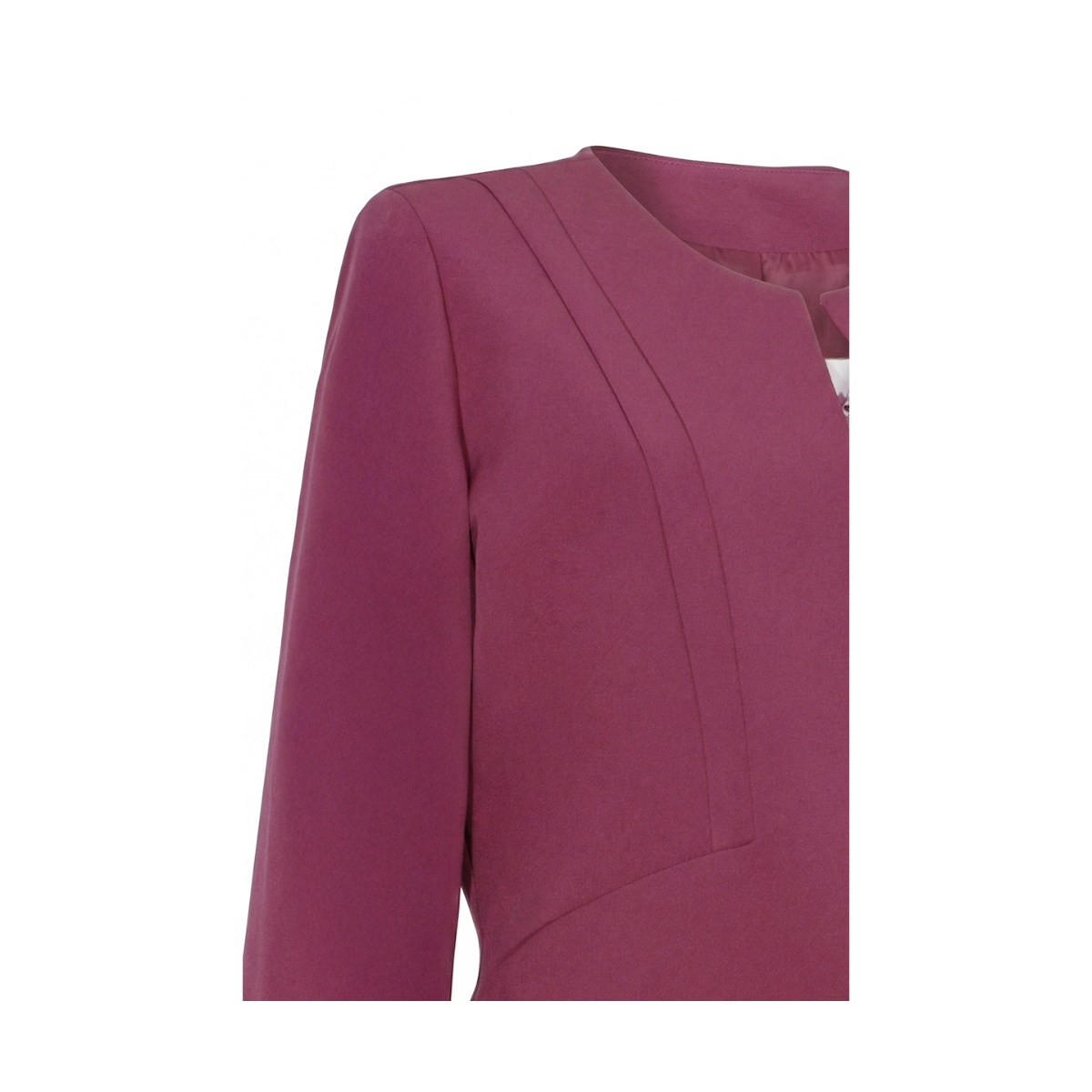 Conjunto Saco Liso Y Vestido Estampado Joces Para Mujer image number null
