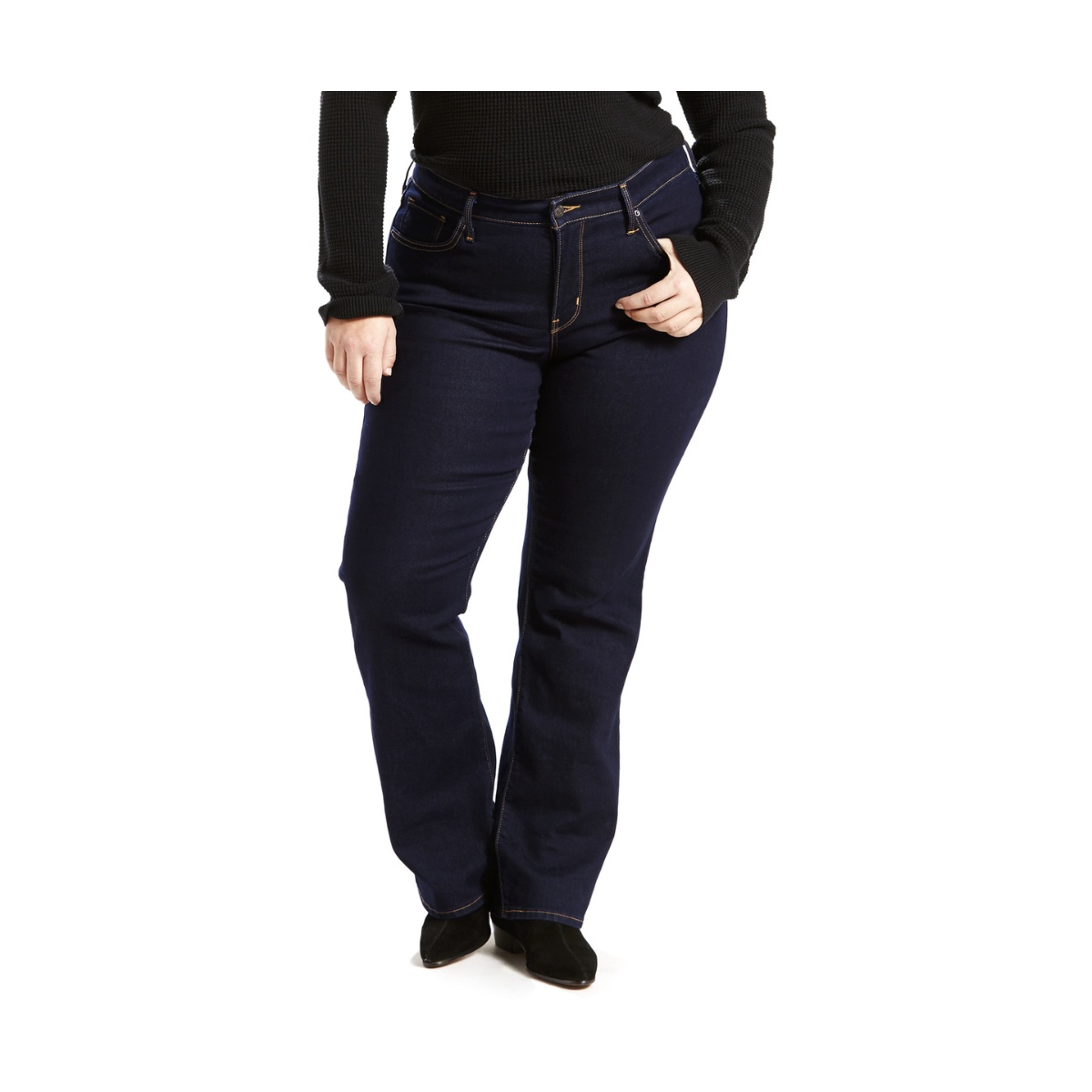 Jeans Bota Levis Plus Para Mujer Curvy image number null