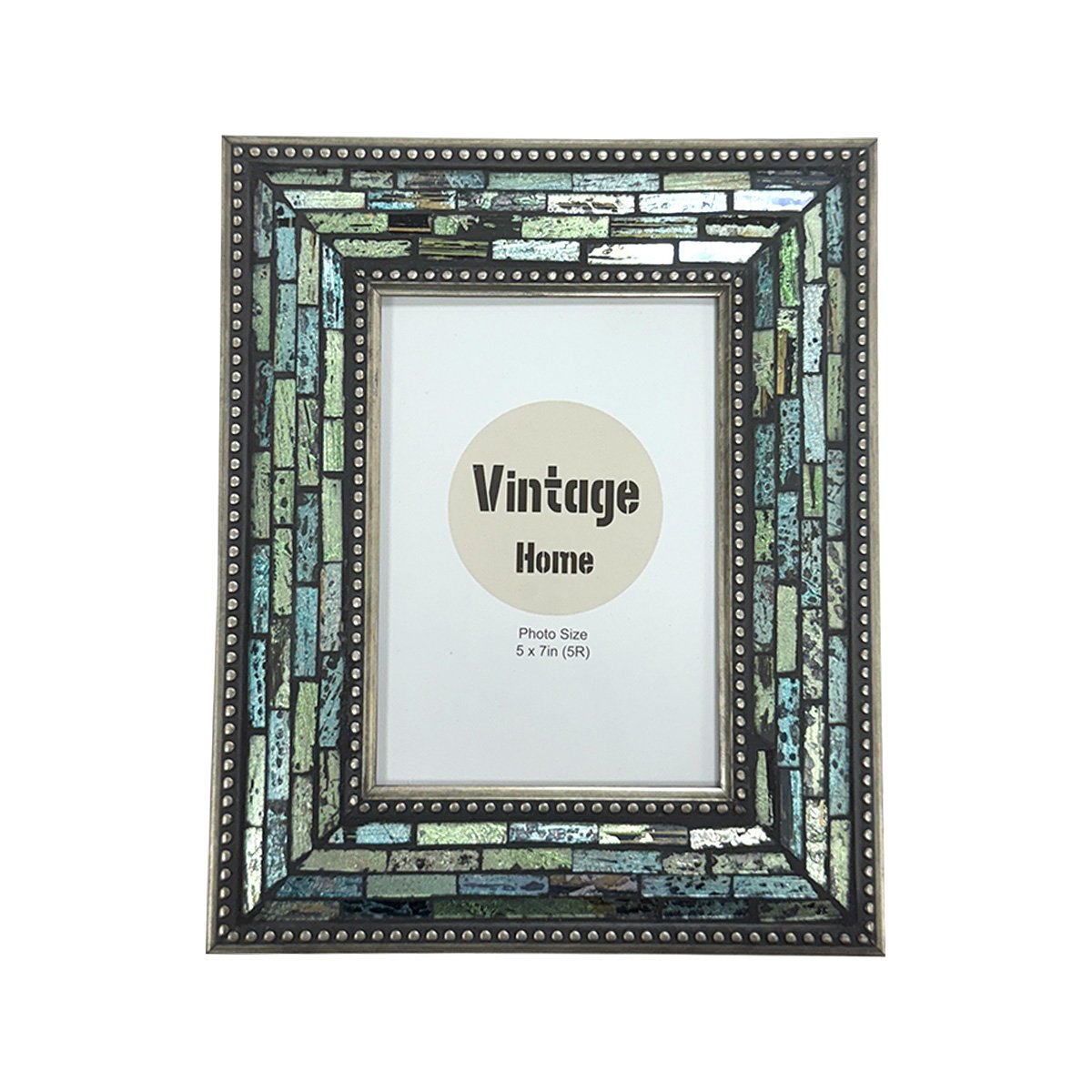 Portarretrato Vintage Home Mosaicos 5X7 Peack image number null