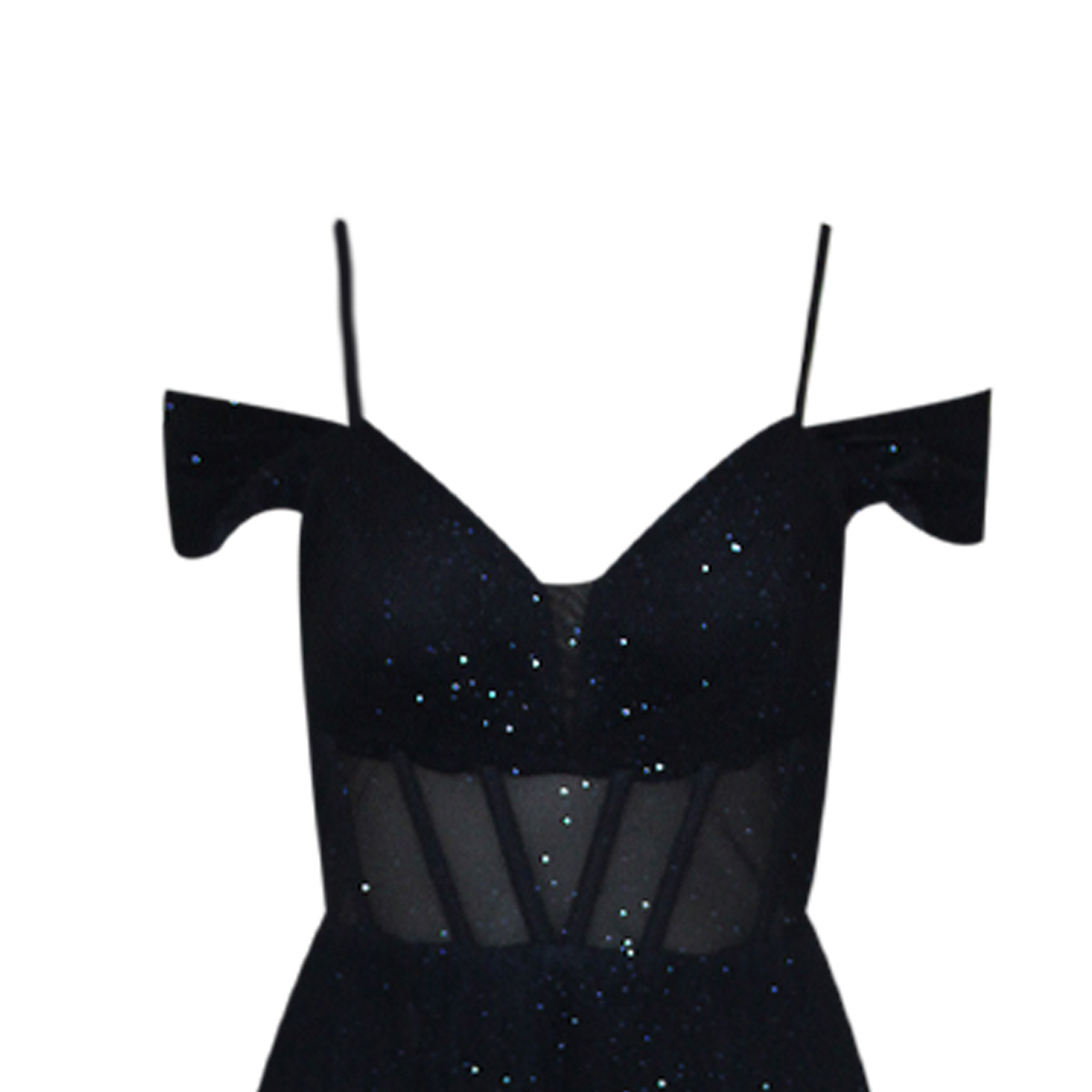 Vestido Largo Con Varillas De Mesh Philosophy Jr Nights Para Mujer image number null