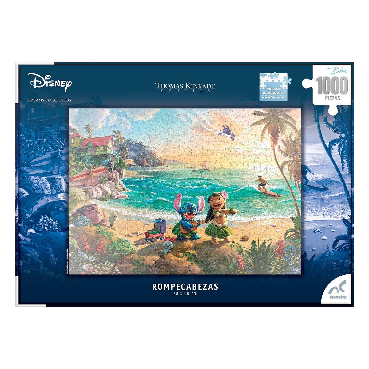 Rompecabezas Premium Lilo Y Stitch Thomas Kinkade 1000 Piezas image number null