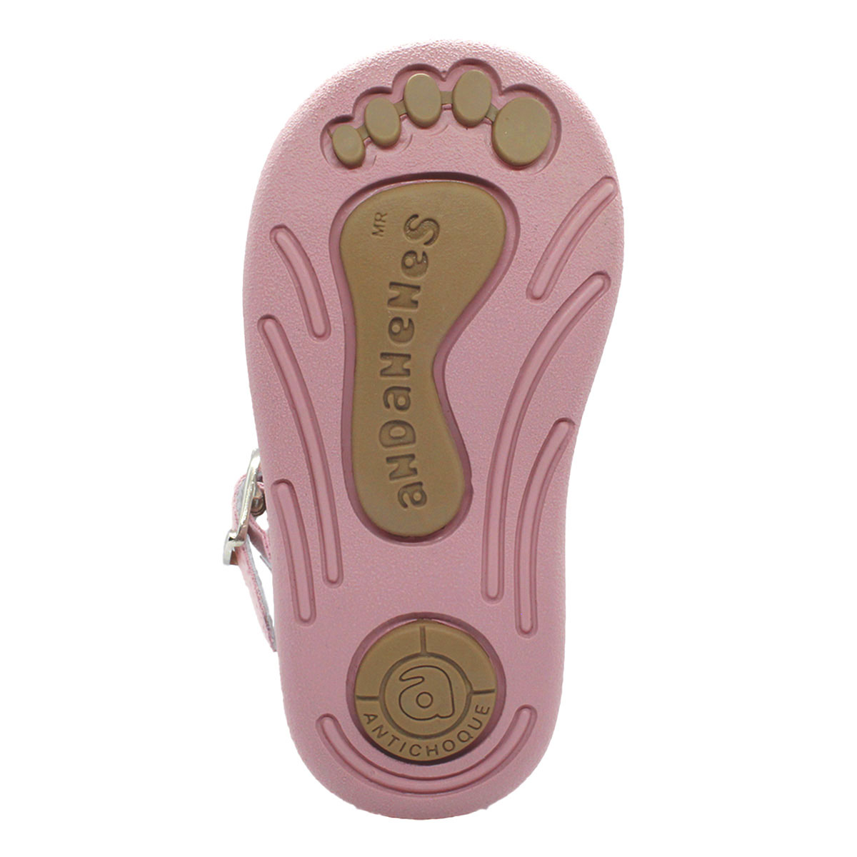 Zapato Andanenes Dise&ntilde;o Flores Ajuste Velcro para Ni&ntilde;a image number null