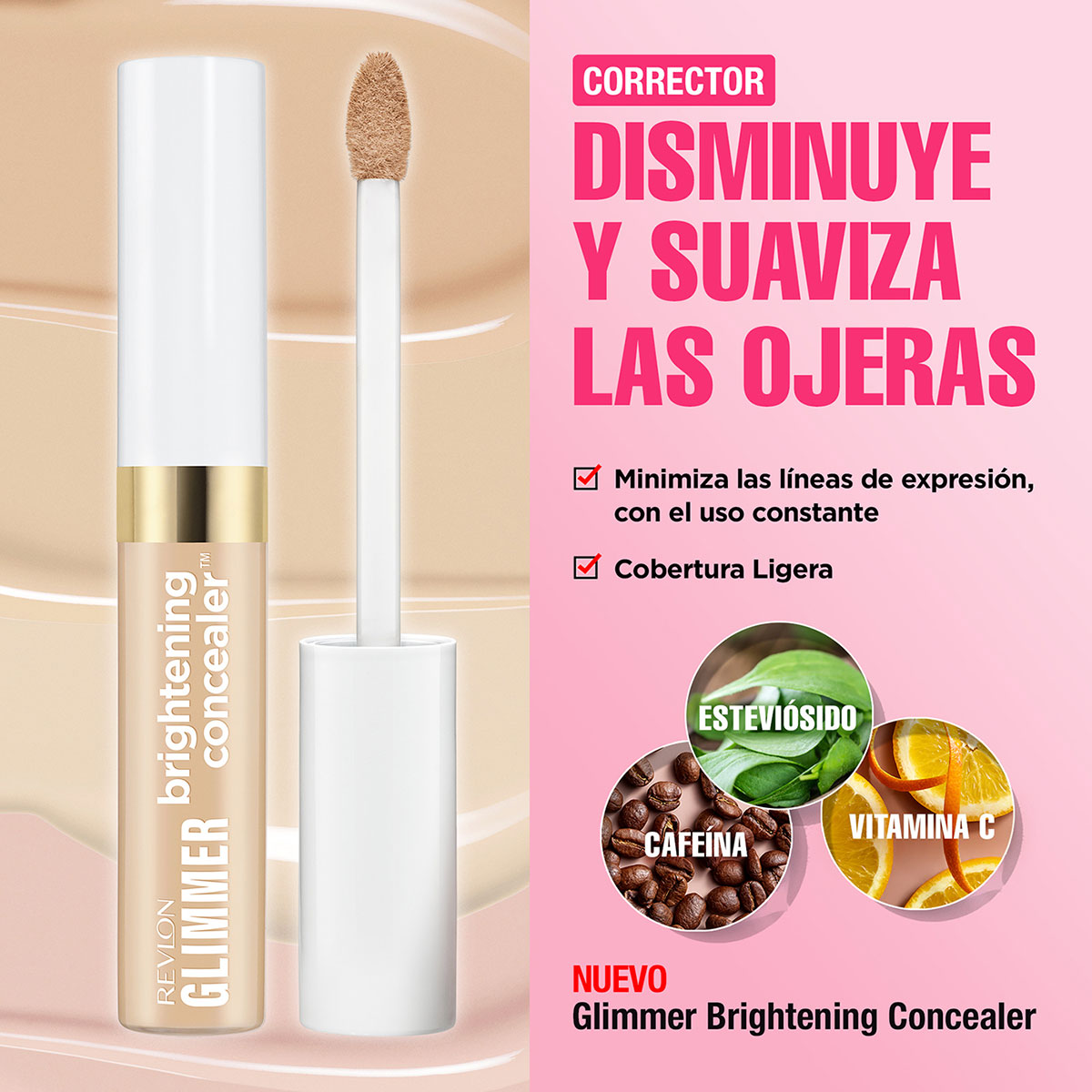 Corrector/Illuminador Revlon Glimmer Correcting image number null