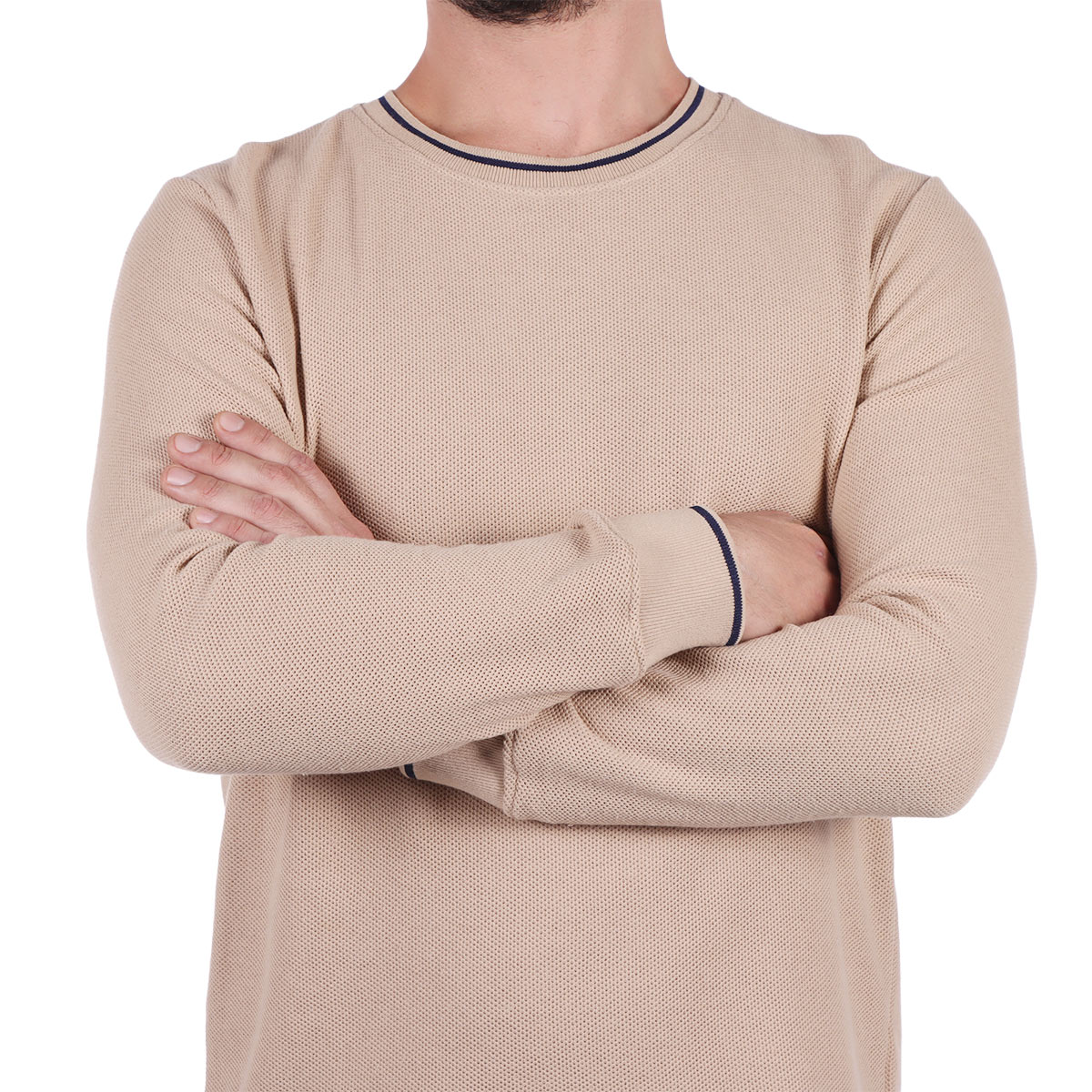 Playera Manga Larga Cuello Redondo Yongster para Hombre image number null