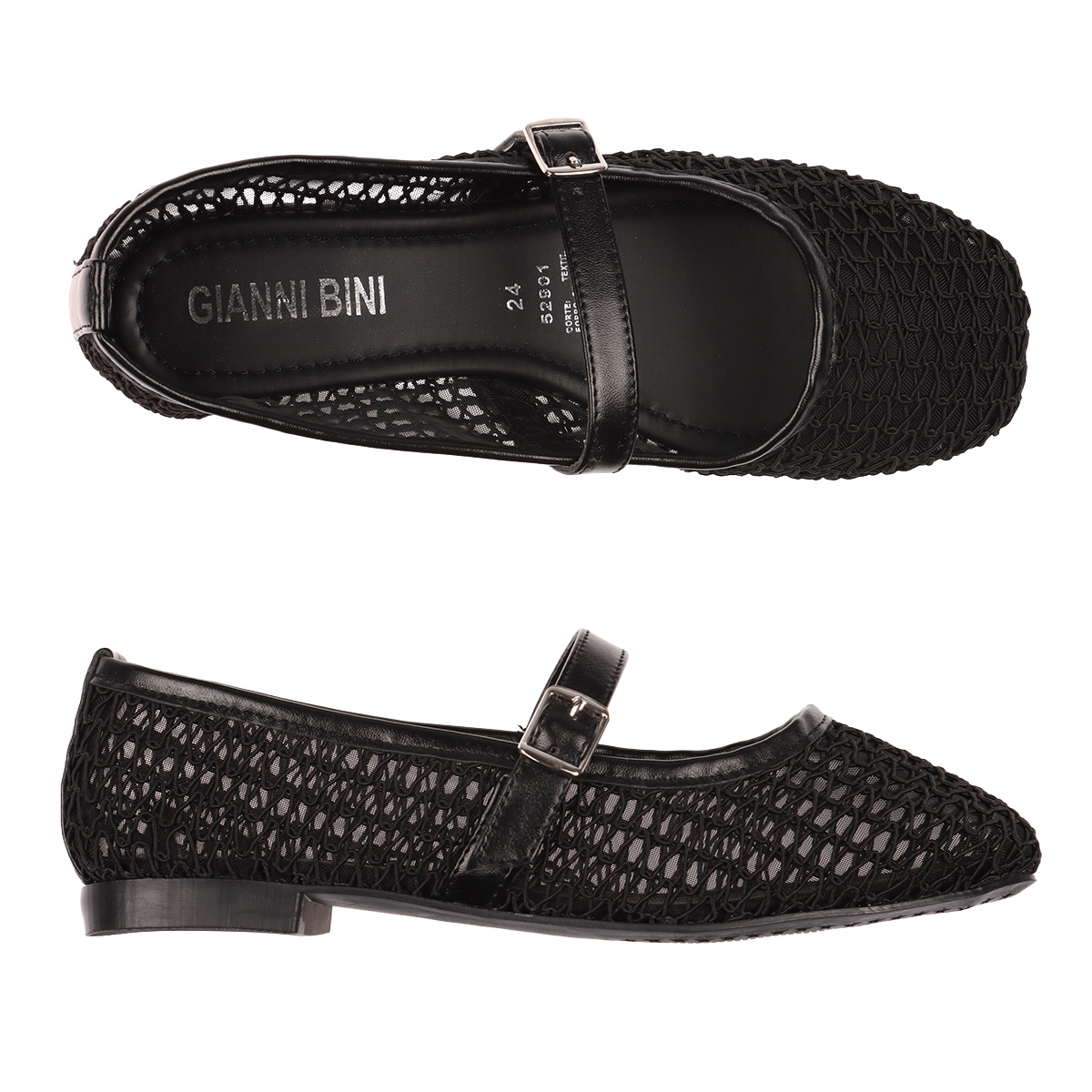 Balerinas Mary Jane Textil Malla Gianni Bini para Mujer image number null