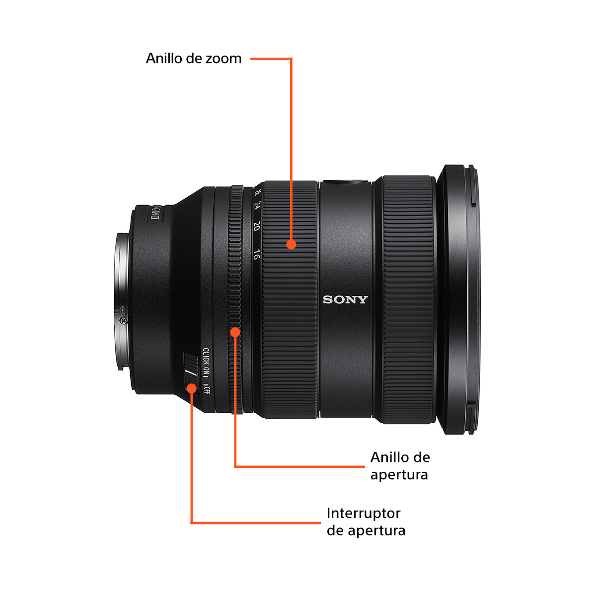 Lente Sony Fe 16-35 Mm Zoom Gran Angular F2.8 Gm2 image number null