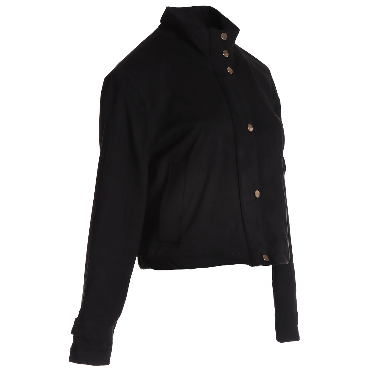 Chamarra Suede con Botones Arqueology para Mujer image number null