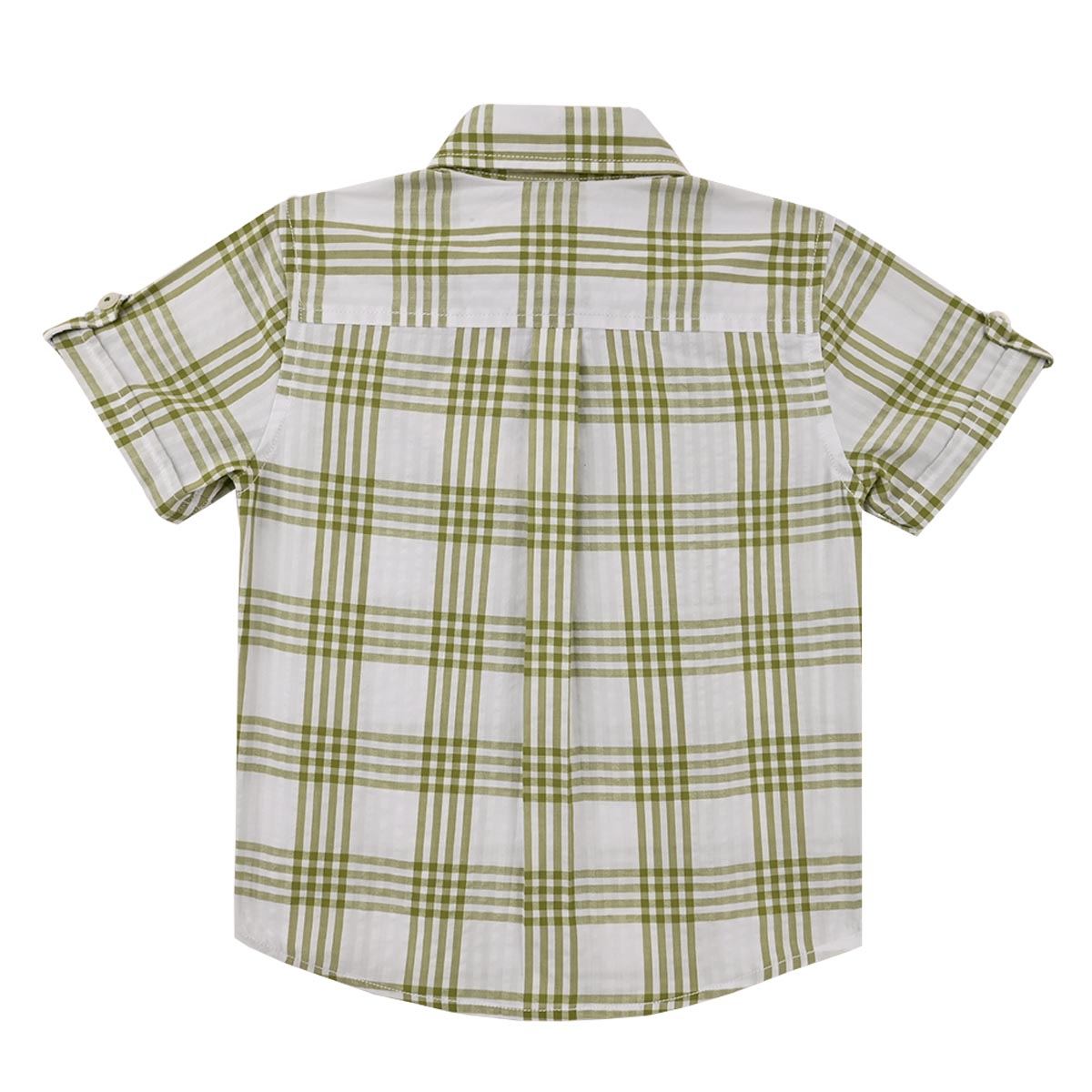 Camisa Cuadros Amun Ferrioni Manga Corta para Beb&eacute; Ni&ntilde;o image number null