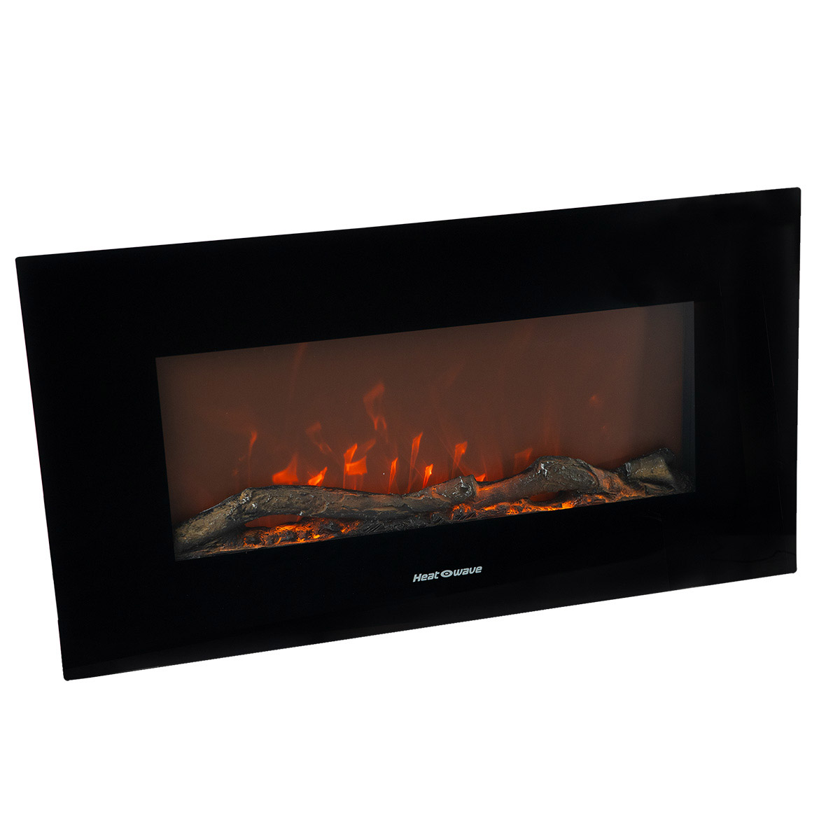 Calefactor Negro Tipo Chimenea Heat Wave Para Interior image number null