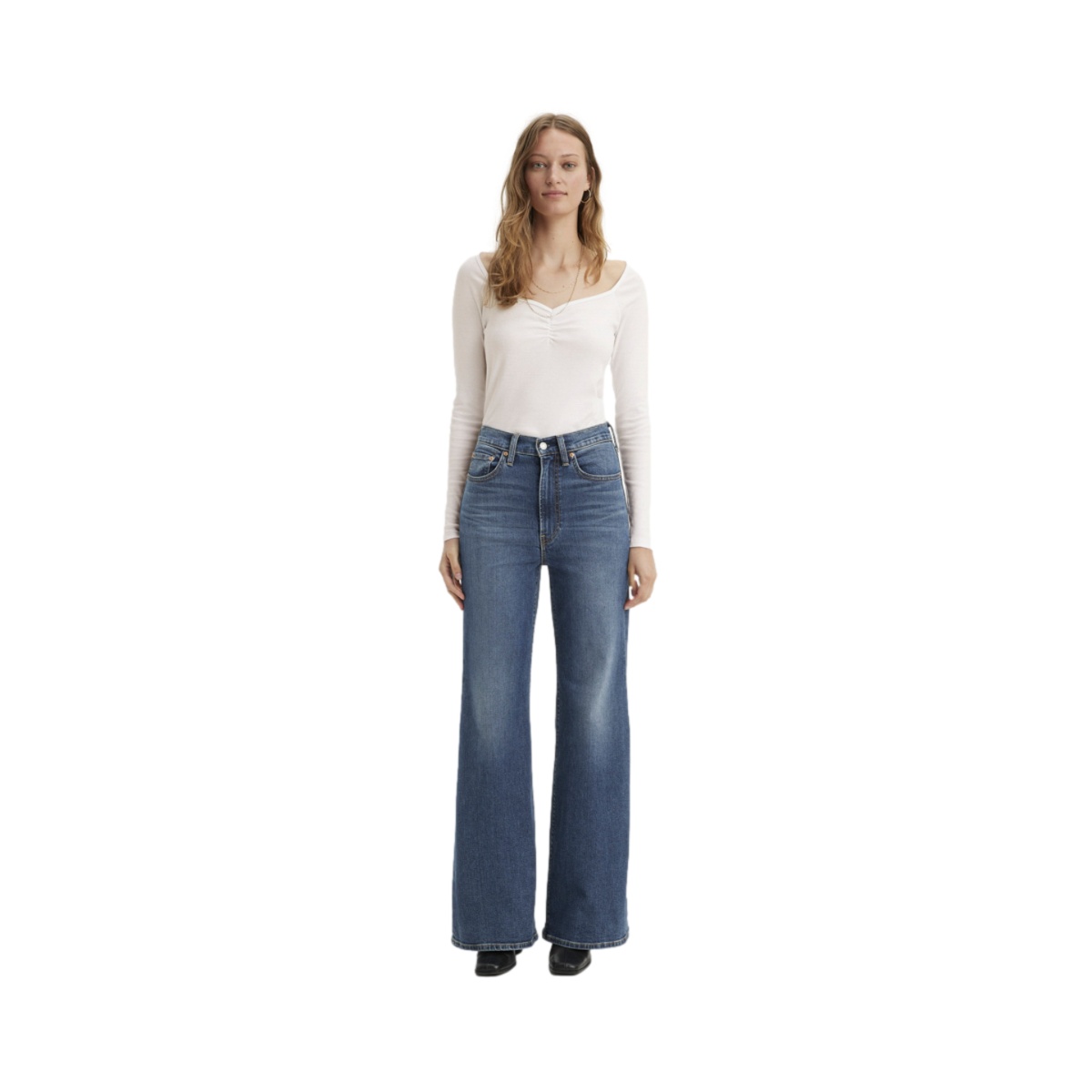 Jeans Acampanado Levi's Cintura muy Alta Para Mujer Junior image number null