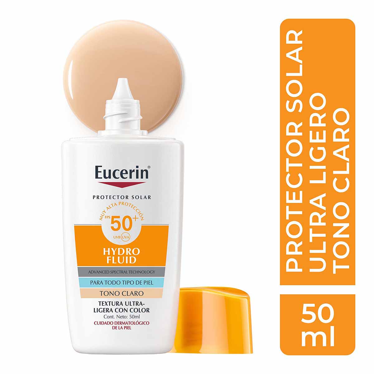 Eucerin Sun Hydrofluid Tono Claro FPS50+ image number null