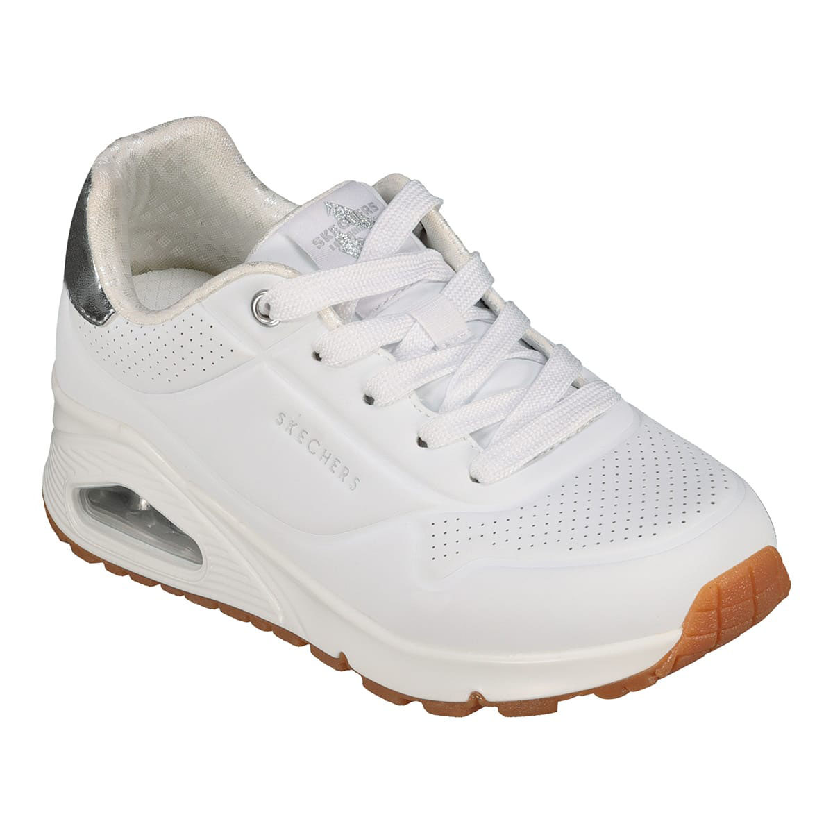 Tenis Con Agujeta 17-24 Blanco Skechers image number null