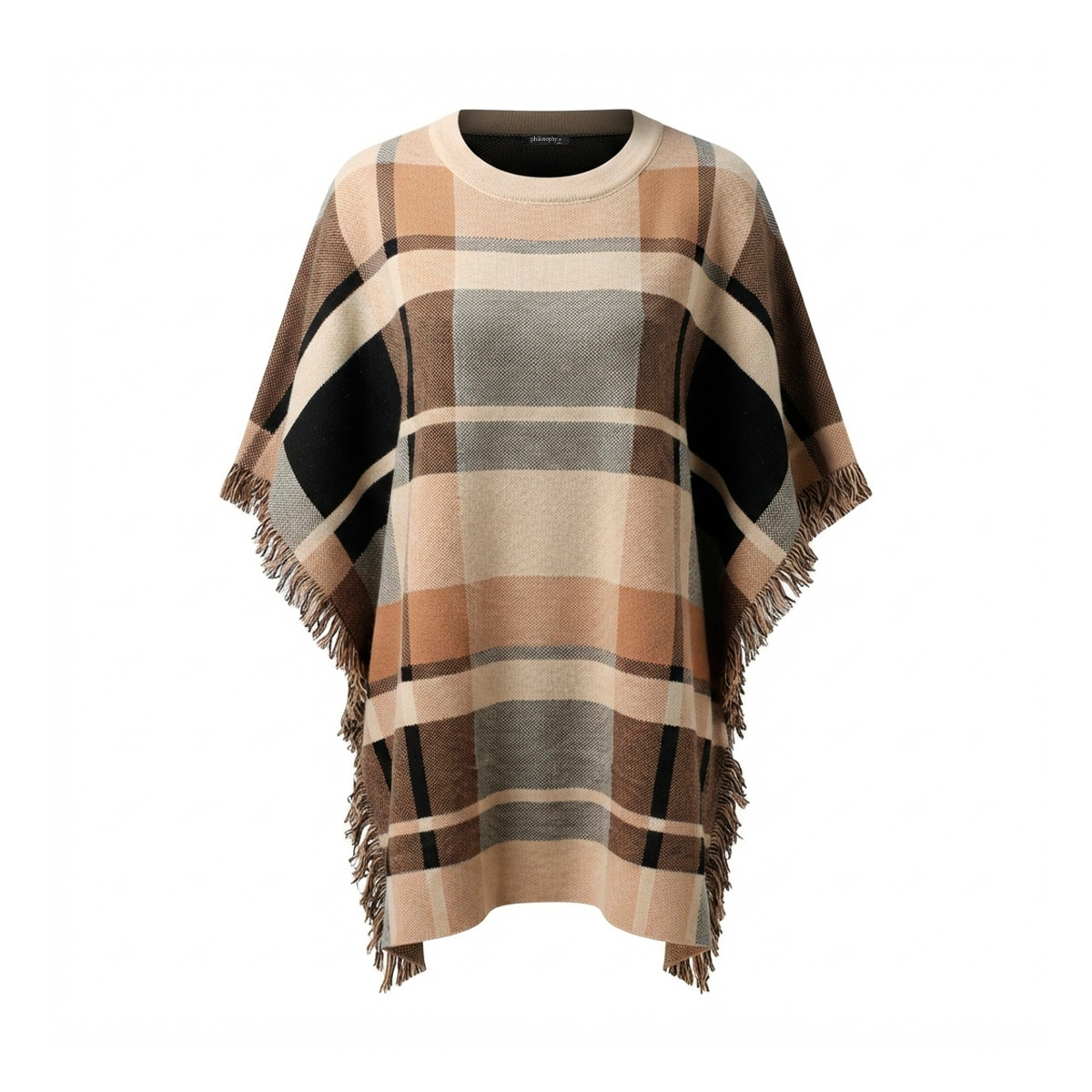 Poncho Con Barbas Philosophy Jr Plus Para Mujer Curvy image number null