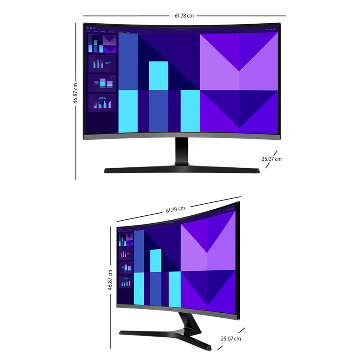 Monitor Curvo Samsung 27" FHD Ls27d390galxzx image number null