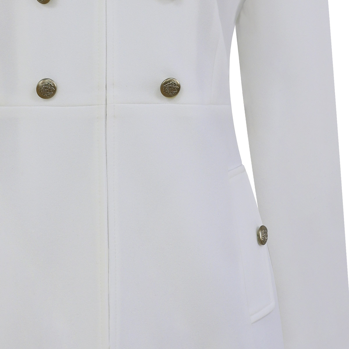 Saco 3/4 con doble botonadura para Mujer Petite JUST BY BASEL image number null