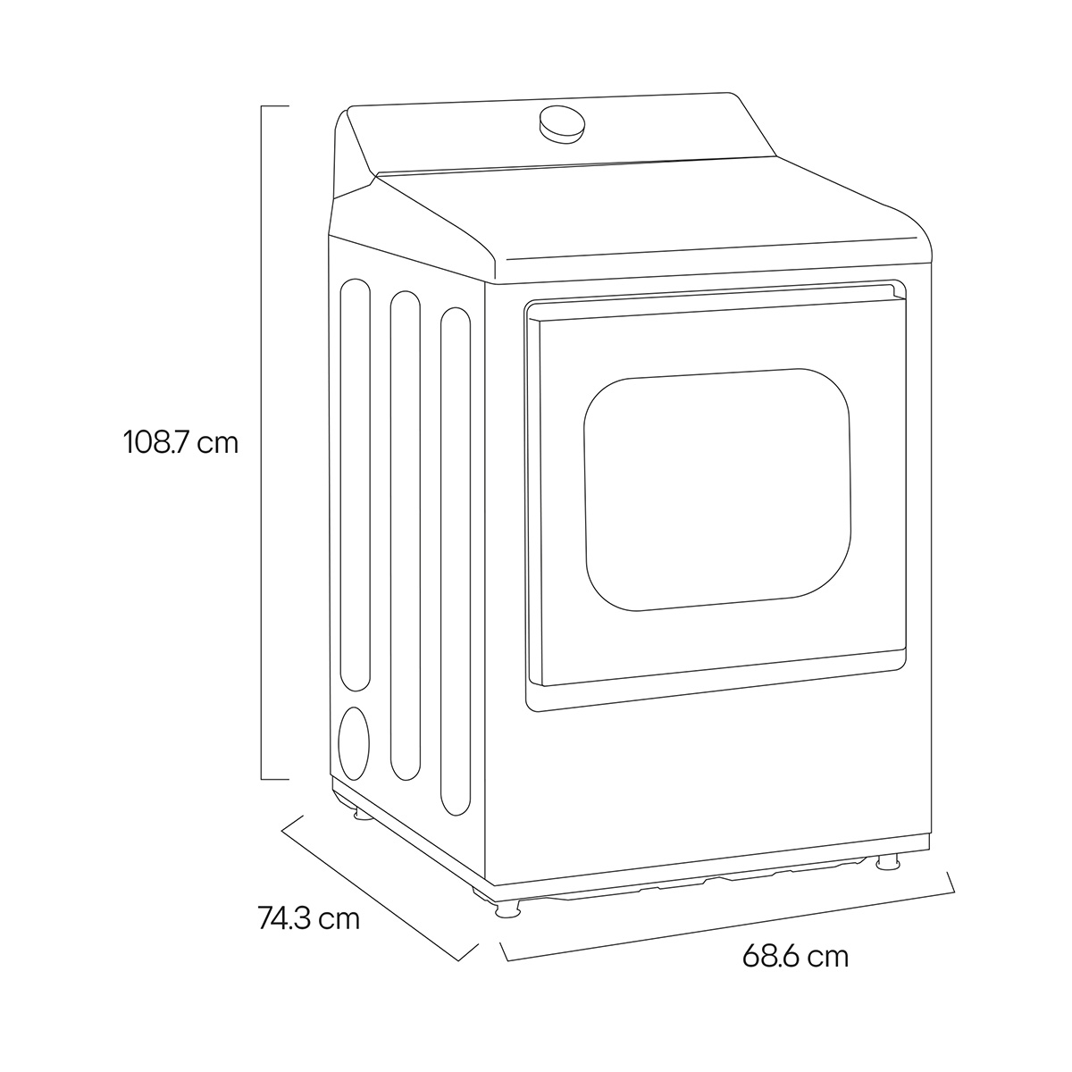SECADORA LG A GAS 22KG DT22PBTX ONIX NEGRO image number null