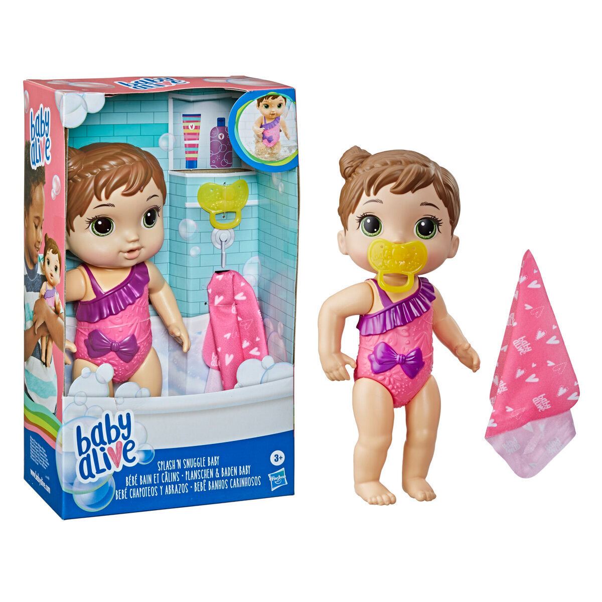 Mu&ntilde;eca Surtida Baby Alive Chapoteos y Abrazos image number null