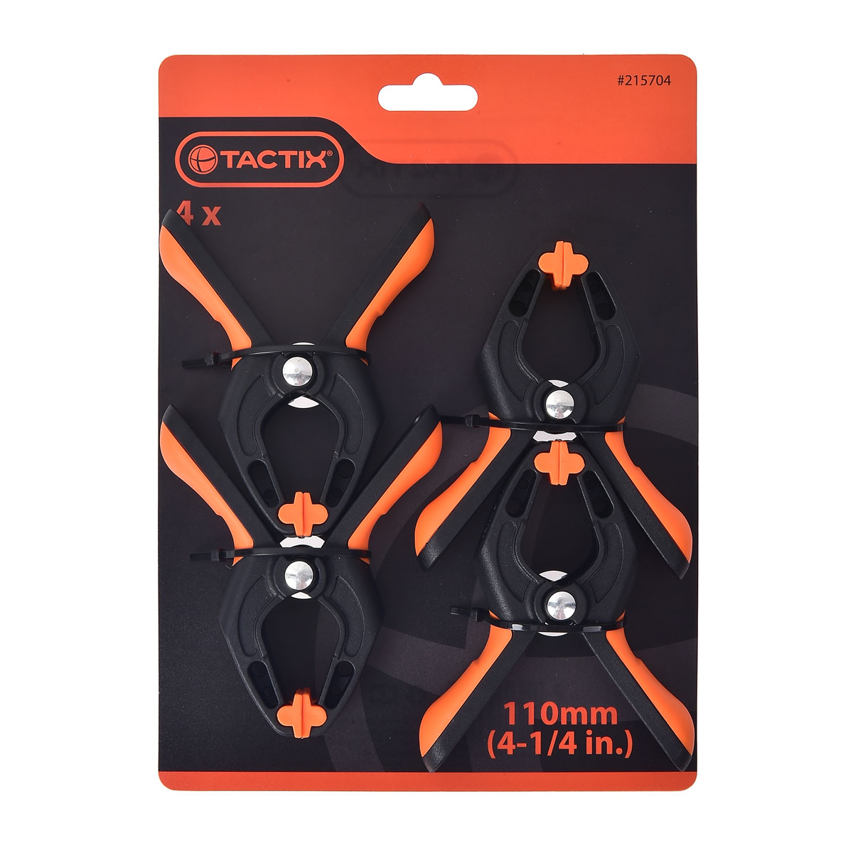 Pinza Sujetadora de Presi&oacute;n 4pc 110mm (4-1/4 in) Tactix image number null
