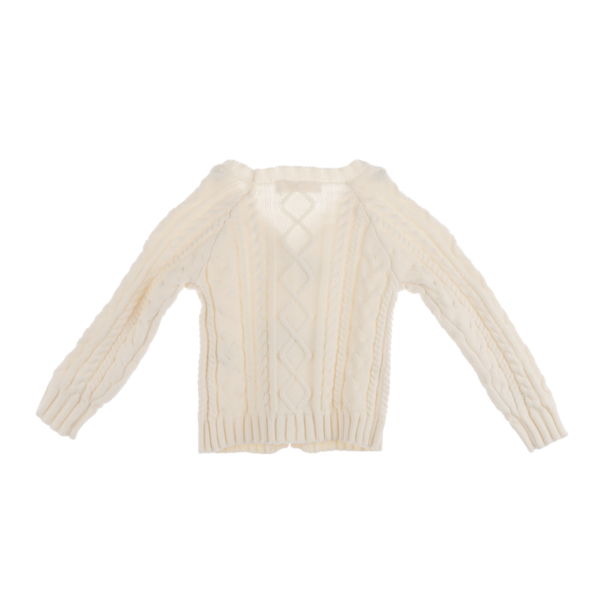 Cardigan Tejido Trenzas Mo&ntilde;os Decorativos Fukka para Ni&ntilde;a image number null