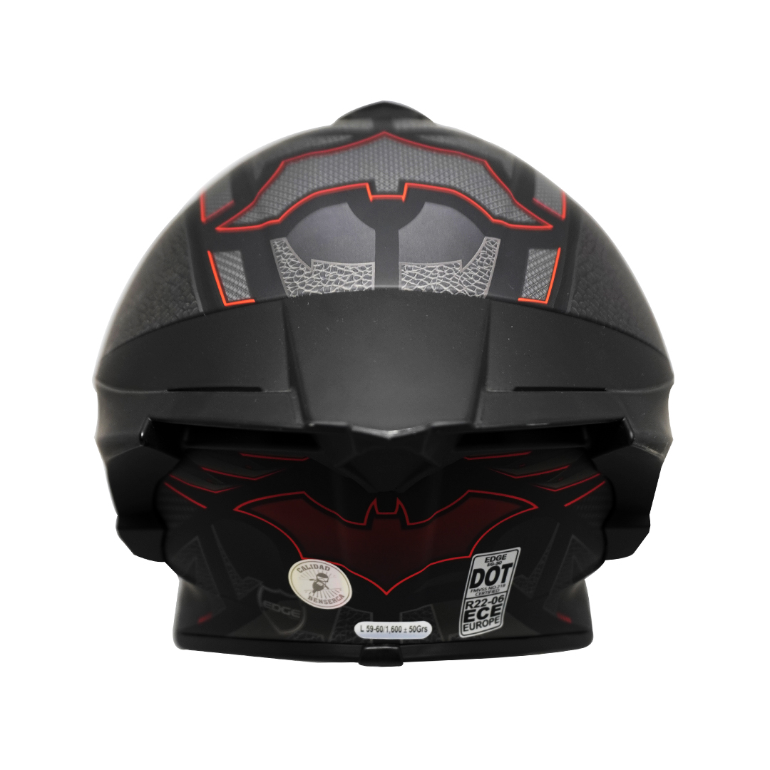 Casco Integral EDGE Shanghai DC Batman Red image number null
