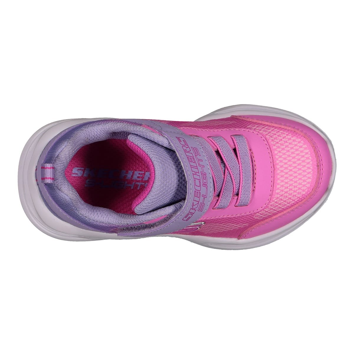 Tenis Con Velcro Y Luces 11-16 Rosa Skechers image number null