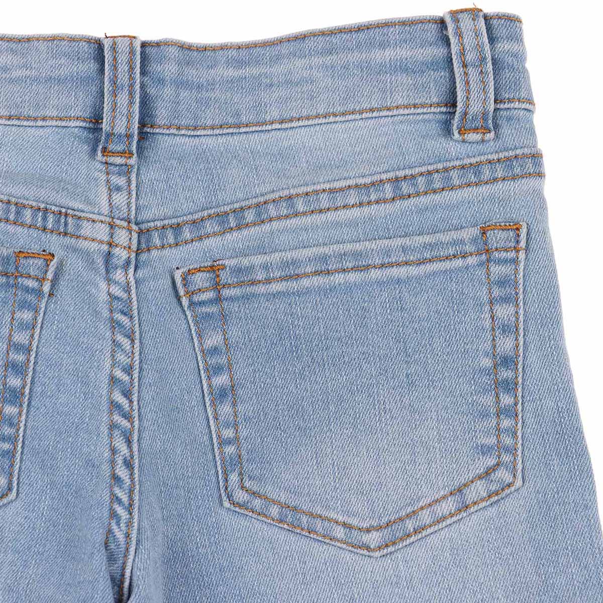 Jeans Bordado Flores Mezclilla Jeanious para Ni&ntilde;a Toddler image number null