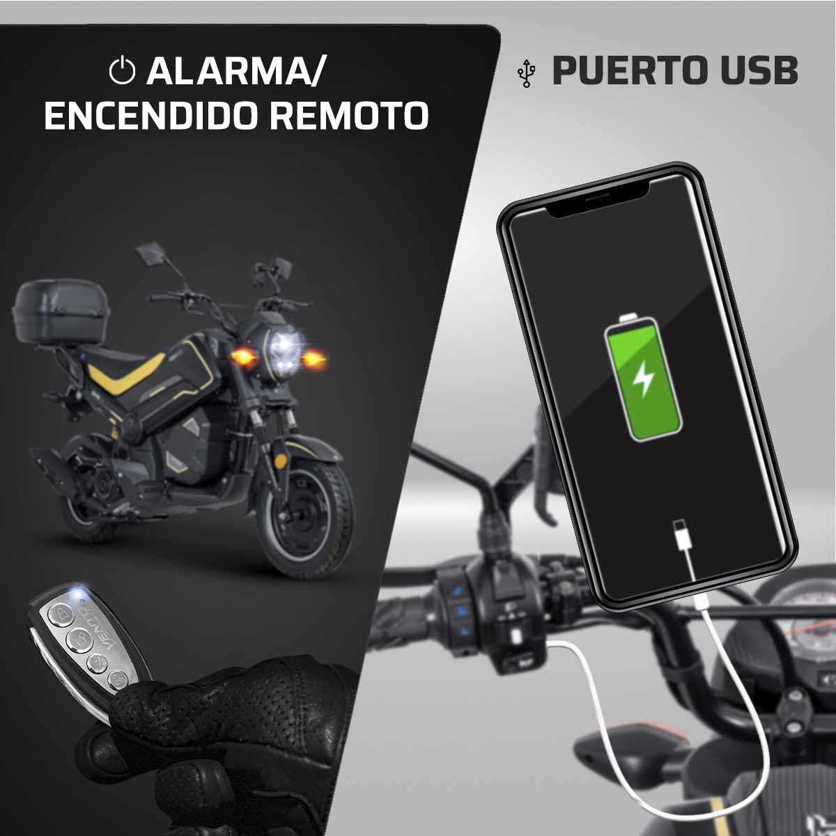 MOTOCICLETA VENTO OVNI 170 AMARILLA 2026 image number null