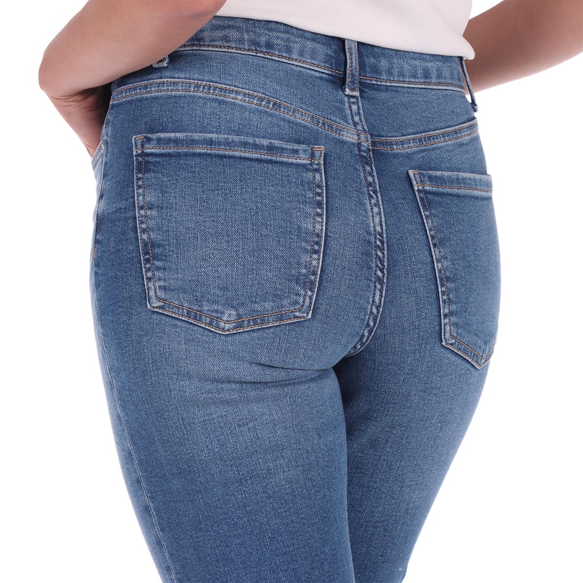 Jeans Skinny Fit Ajuste Ce&ntilde;ido OVS para Mujer image number null