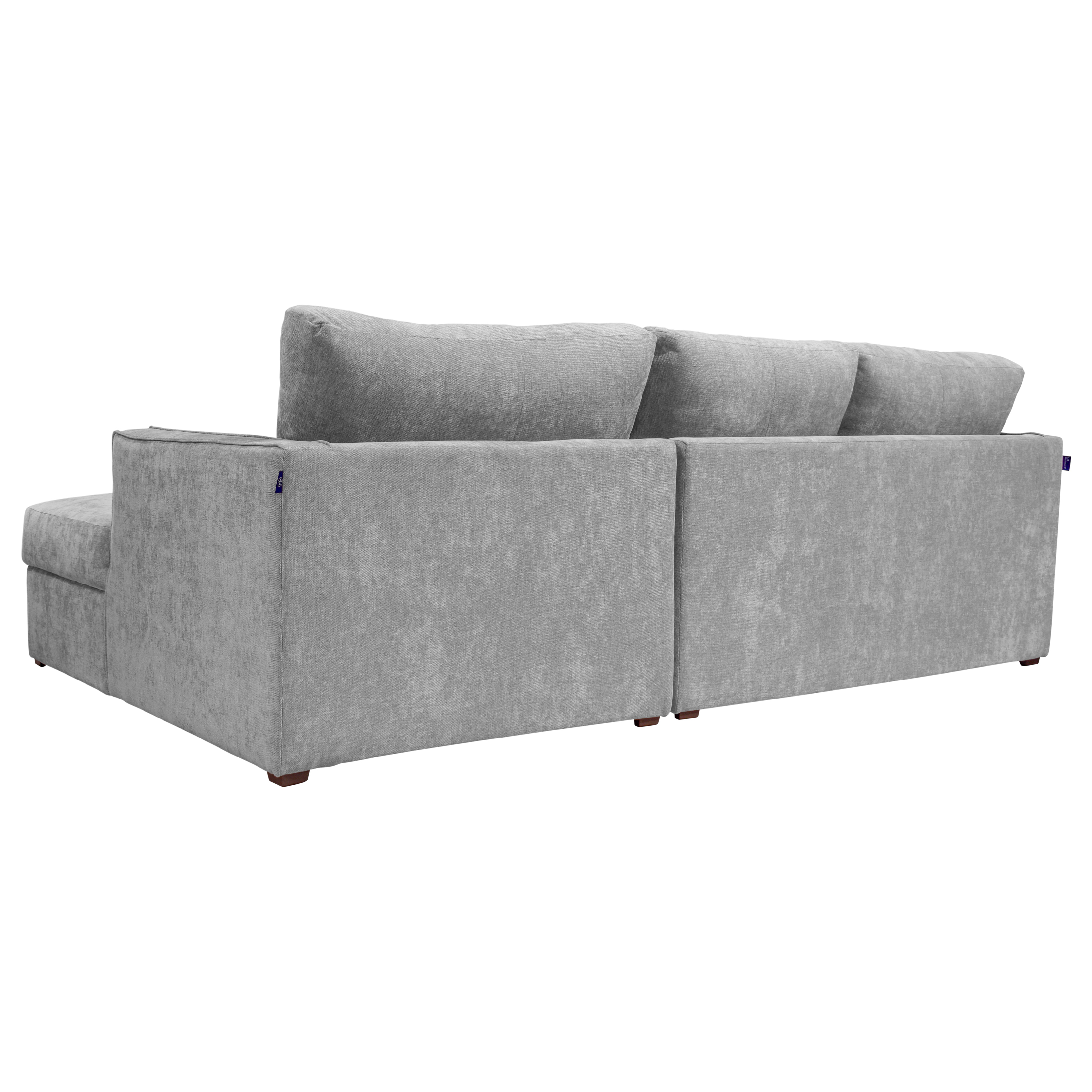 Sof&aacute; Cama Derecho Walnut T Gris Muebles Liz image number null