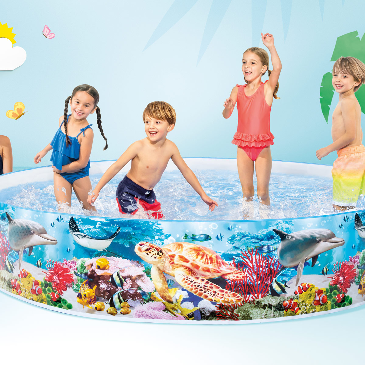 Piscina R&iacute;gida Juego Instant&aacute;neo Intex image number null