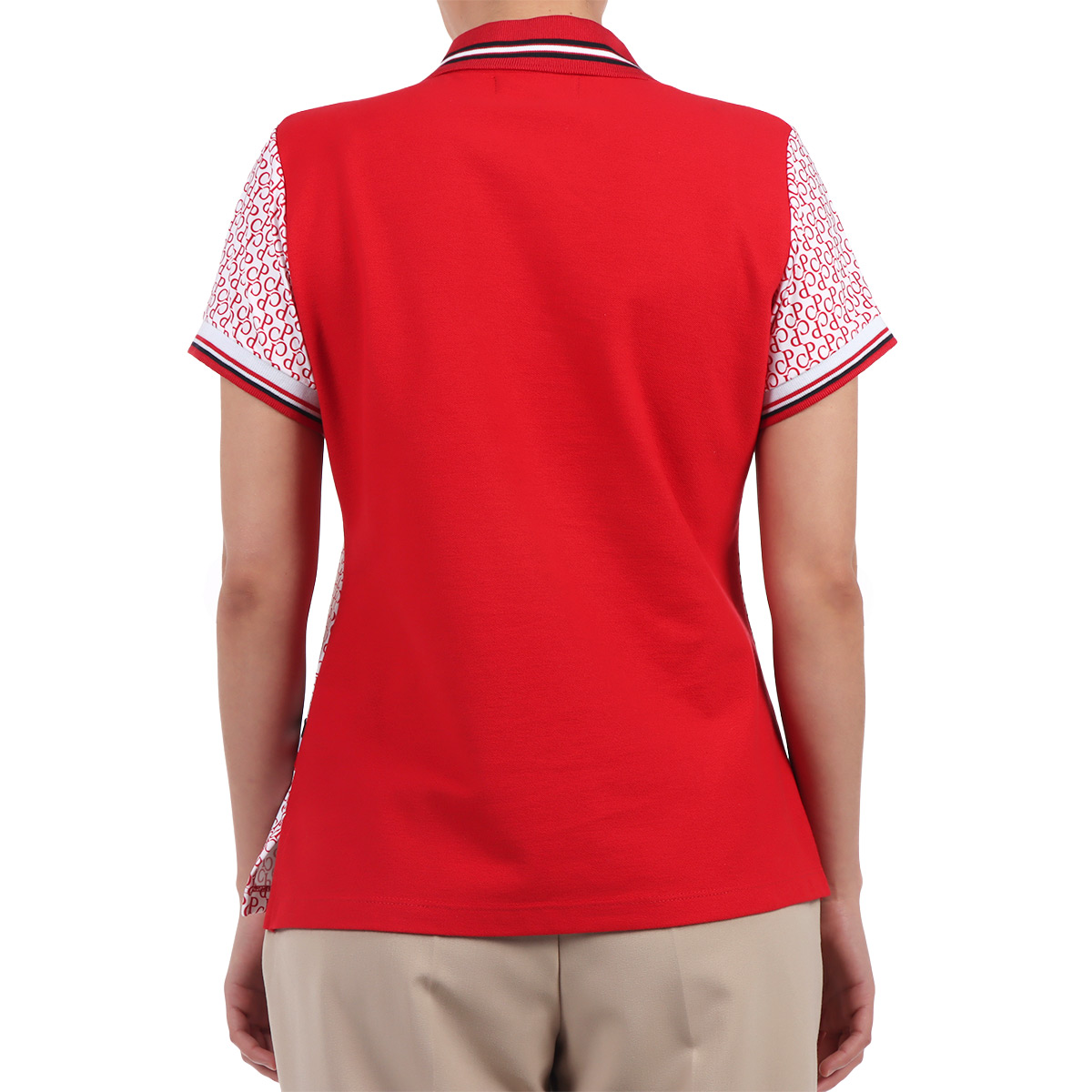 Playera Polo Manga Corta Estampada Logo Royal Polo Club para Mujer image number null