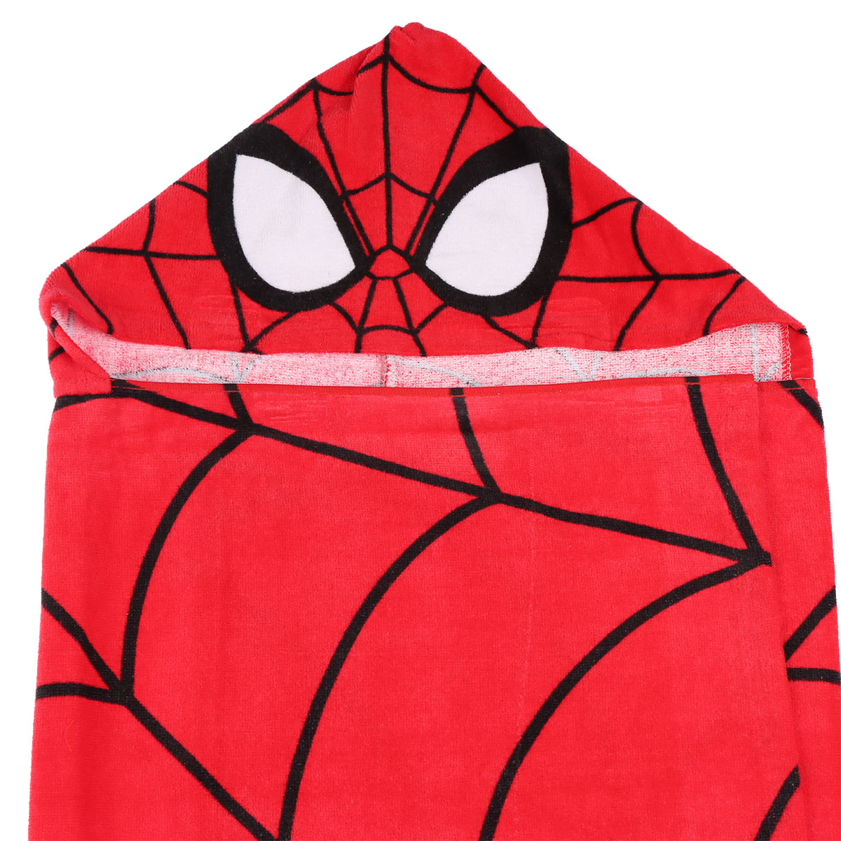 Toalla con Capucha 100% Algod&oacute;n Spiderman Ni&ntilde;o image number null