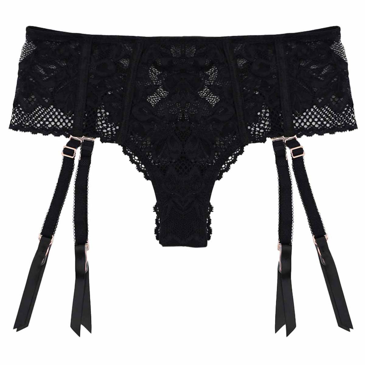 Panty Liguero De Encaje Couture Para Mujer image number null