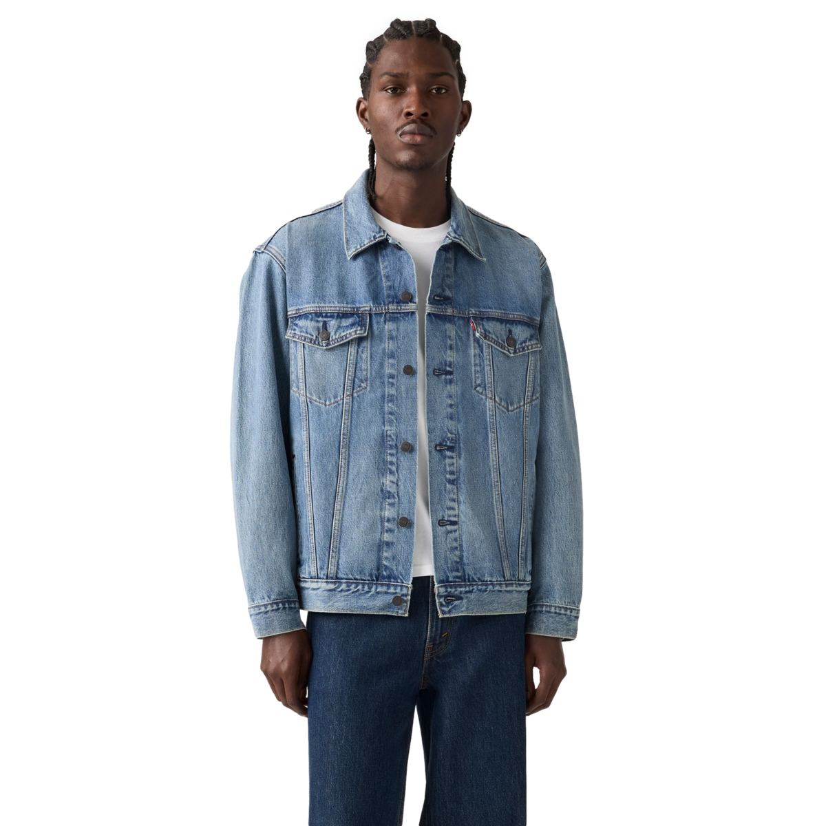 Levi&rsquo;s&reg; Chamarra Trucker de Mezclilla Regular Fit para Hombre image number null
