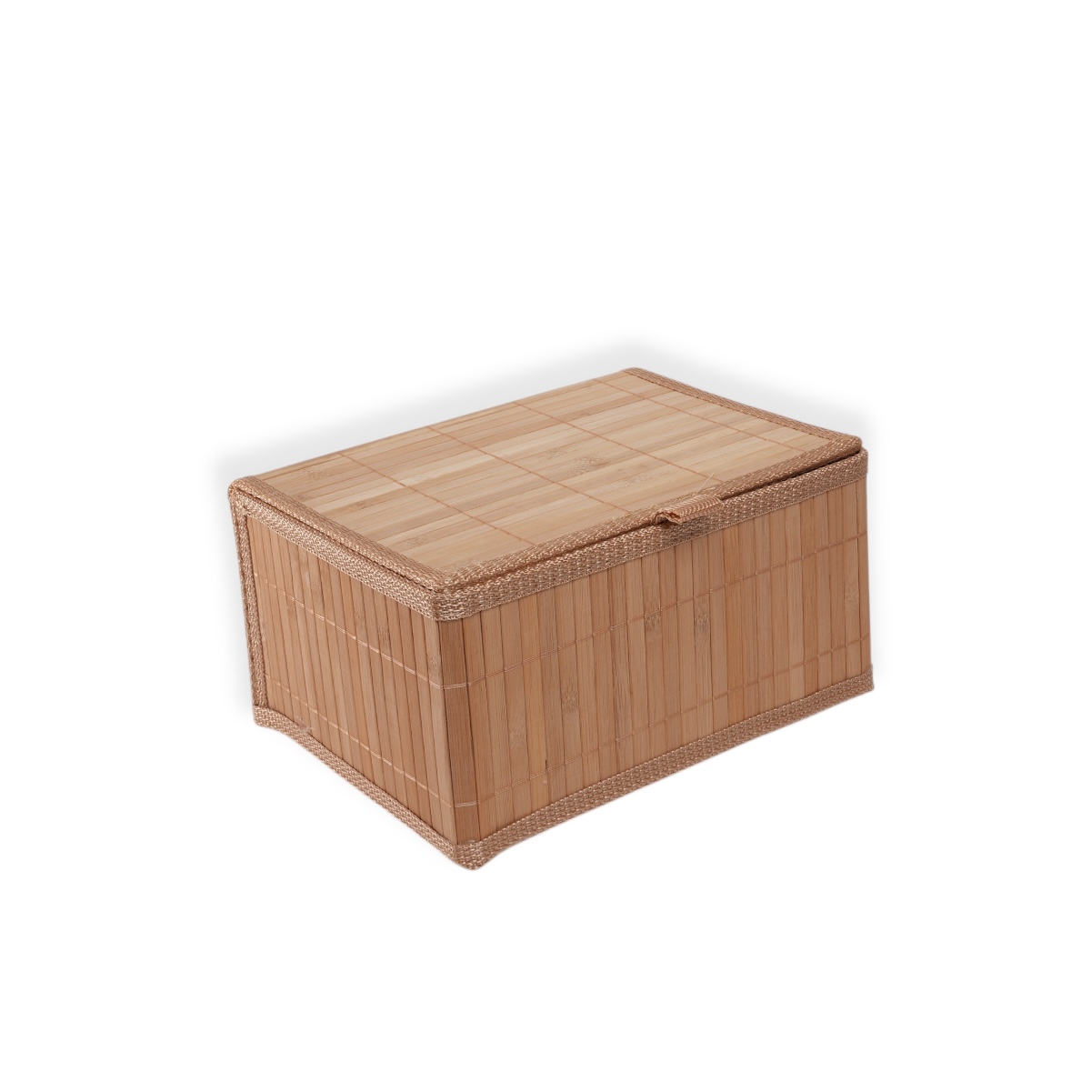 Juego De 3 Ba&uacute;les Almacenamiento Bamb&uacute; Con Forro Home Nature image number null