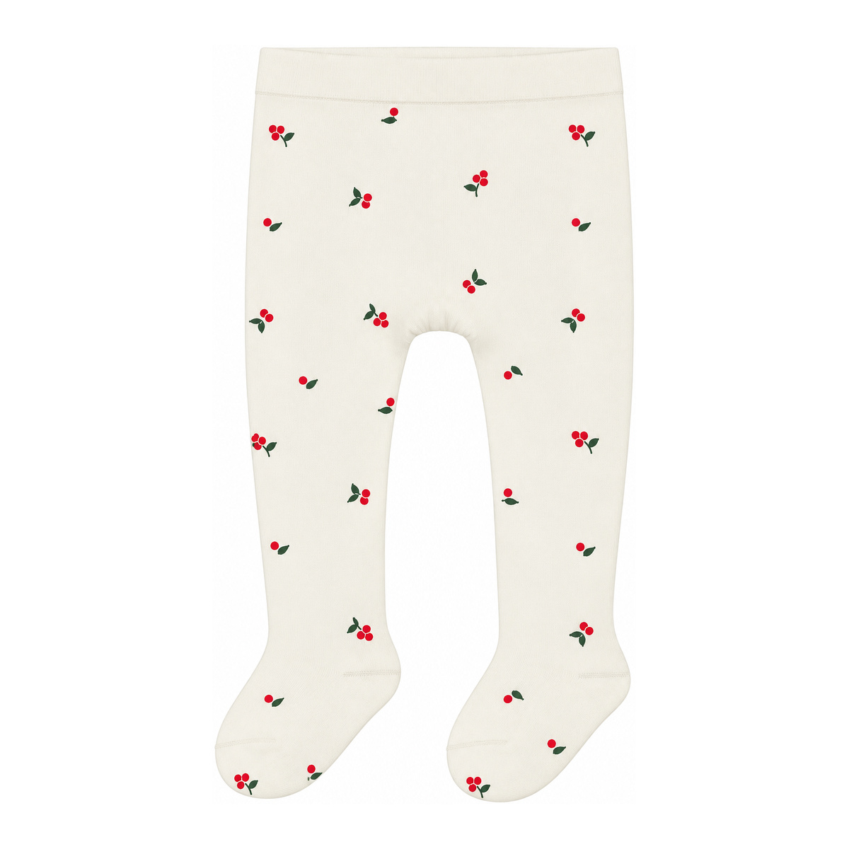 Mallas Blancas con Dise&ntilde;o Cerezas Baby Optima para Beb&eacute; Ni&ntilde;a image number null
