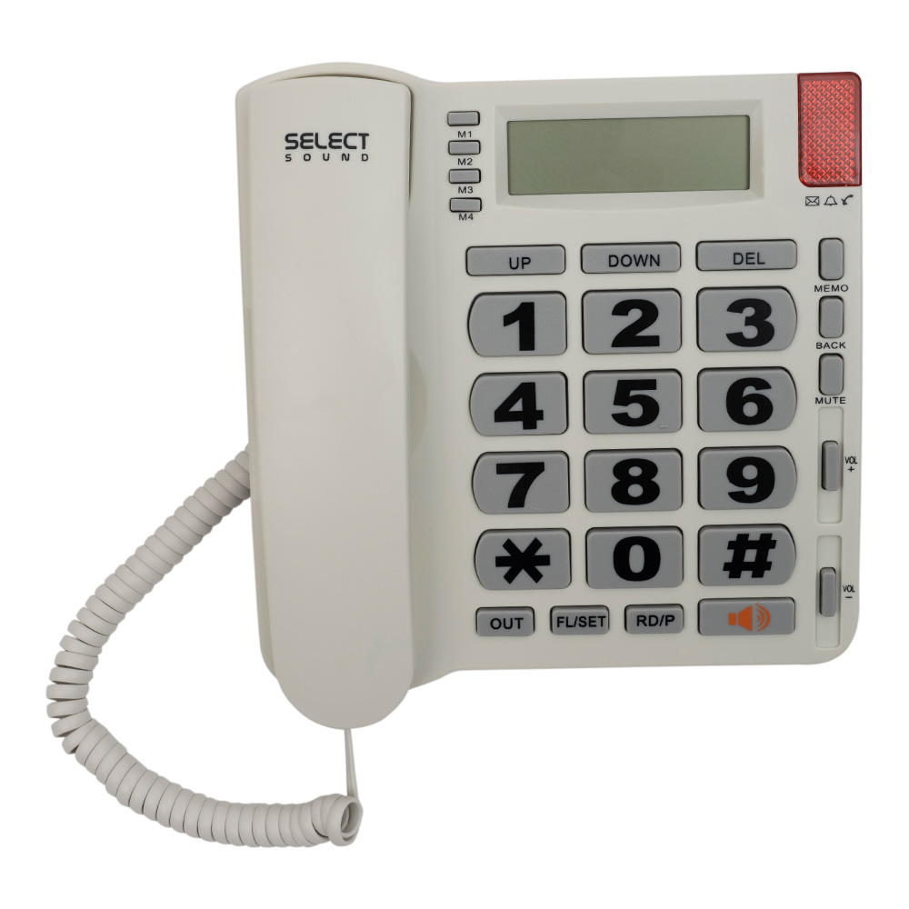 Tel&eacute;fono Al&aacute;mbrico Select Sound Blanco image number null