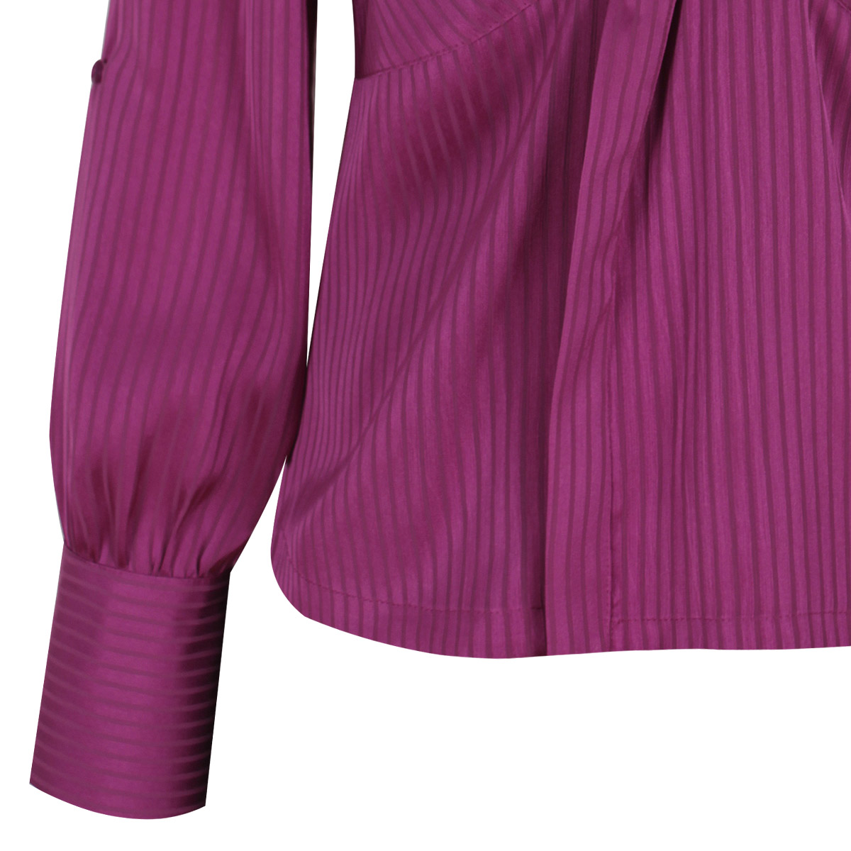 Blusa camisera de sat&iacute;n para Mujer Petite JUST BY BASEL image number null